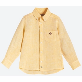 Chemisier OAS Kids Yellow Monkey Linen Shirt-10 jaar