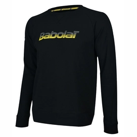 Tennis Pullover Babolat Core Sweatshirt Black Black Herren