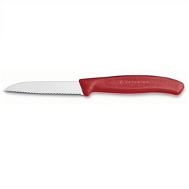 Vegetable & Peeling Knife Victorinox Serrated Red