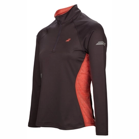 Tennis-Sweater  Babolat Core 1/2 Zip Dunkelgrau Damen