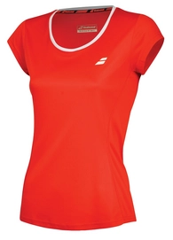 T-shirt de Tennis Babolat Women Core Flag Club Tee Fiery Red