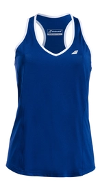 Tennisshirt Babolat Women Core Crop Top Estate Blue