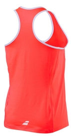 Tennisshirt Babolat Women Core Crop Top Fluo Strike