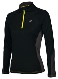 Tennispullover Babolat Core 1/2 Zip Black Rabbit Damen