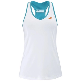 Tanktop Babolat Girls Play Tank Top White Caneel Bay