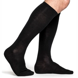Socken Woolpower Liner Knee-High Socken Schwarz-Schuhgröße 40 - 44