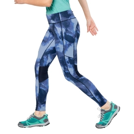 Legging Jack Wolfskin Women Athletic Cloud Tights Midnight Blue All Over