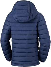 Jas Columbia Youth Powder Lite Boys Hooded Collegiate Navy