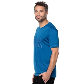 T-Shirt Jack Wolfskin Men Rock Chill Logo Electric Blue