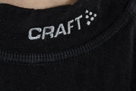 Baselayerset Craft Nordic Wool Set Junior Black Dark Grey Melange