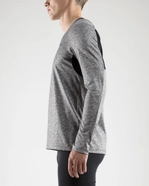 Longsleeve Craft Men Breakaway LS Tee  Dark Grey Melange Black