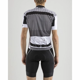 Fietsshirt Craft Men Route Jersey White Black