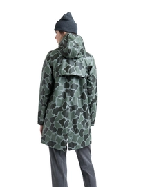 Jas Herschel Supply Co. Women's Rainwear Fishtail Parka Frog Camo