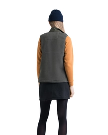 Bodywarmer Herschel Supply Co. Women's Guide Fleece Sherpa Vest Dark Olive