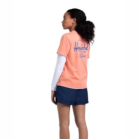 T-Shirt Herschel Supply Co. Women's Tee Sam Classic Logo Carnelian