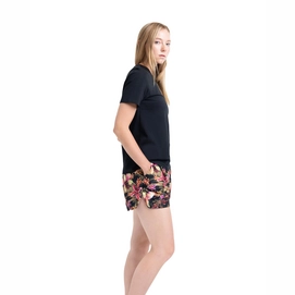 T-Shirt Herschel Supply Co. Women's Tee Stack Logo Black Carnelian