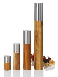 Peper- en zoutmolen AdHoc Acacia Goliath Bruin RVS 20 cm
