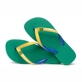 Kautschuk Kleinkinder Flip Flops Sandalen Tropical Green Havaianas Kids Brasil Mix Grün 