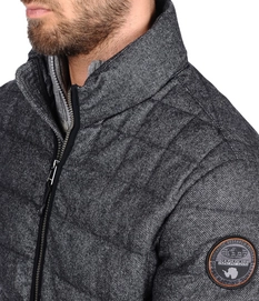 Winterjas Napapijri Aerons Stand Wool Steel Grey Men