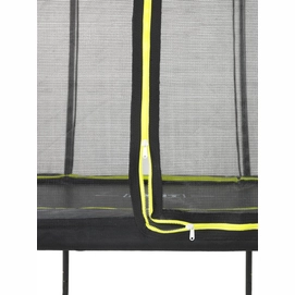 Trampoline EXIT Toys Silhouette Ground Rectangular 305 x 214 Black Safetynet