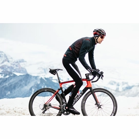 Fietsjack Castelli Men Espresso V Jacket Light Black Red