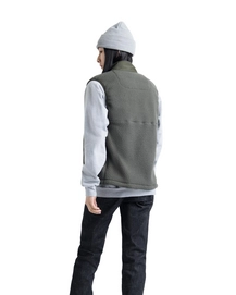 Bodywarmer Herschel Supply Co. Men's Guide Fleece Sherpa Vest Dark Olive