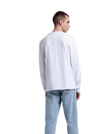 Trui Herschel Supply Co. Men's Long Sleeve Tee Bright White