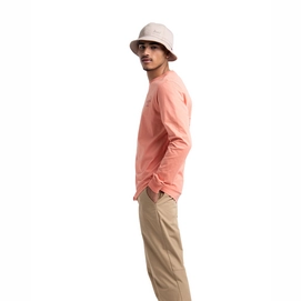 Trui Herschel Supply Co. Men's Long Sleeve Tee Classic Logo Carnelian Apricot