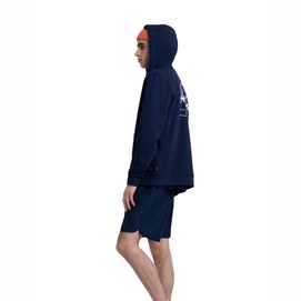 Vest Herschel Supply Co. Men's Full Zip Hoodie Classic Logo Peacoat White
