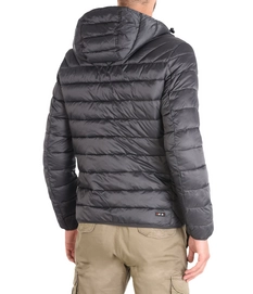 Winterjas Napapijri Aerons Hood Dark Grey Solid