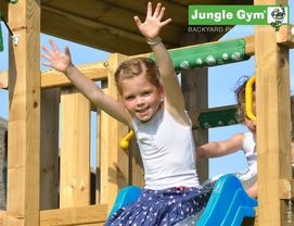 Speelset Jungle Gym Jungle Cubby + Mini Picnic 160 Rood