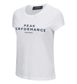 T-shirt Peak Performance Women Logo Tee Short-Sleeved White