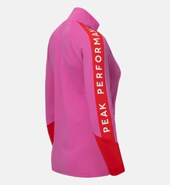 Vest Peak Performance Women's Rider Stretch Half Zip Vibrant Pink
