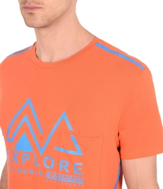 T-Shirt Napapijri Men Stebbins Orange