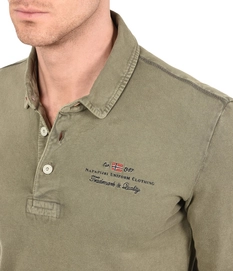 Polo Napapijri Men Elbas LS New Khaki