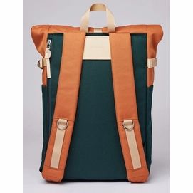4---Rugzak Sandqvist Ilon Multi Dark Green Orange-4