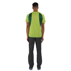 T-Shirt Regatta Mens Volito II Lime Zest Green/Hunter Green