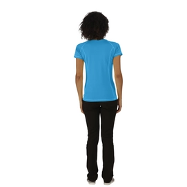 T-Shirt Regatta Womens Virda Fluro Blue