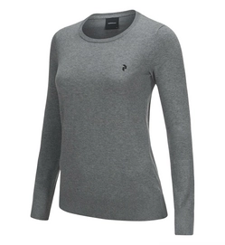 Trui Peak Performance Women Classic Crew Neck Grey Melange