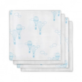 Hydrofiel Luier Little Naturals Balloons Bamboe Lagoon (4-delig)