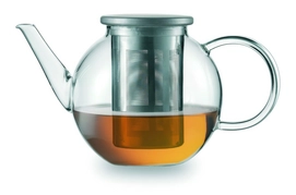 Teekanne Jenaer Glas RVS Deksel En Zeef 0,4L