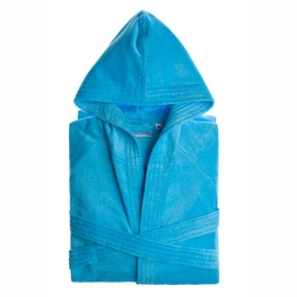 Dressing Gown Jorzolino Hooded Aqua