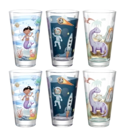 Tumbler Leonardo Bambini Avventura 300ml (Set van 6)
