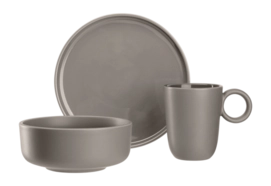 Geschirr Leonardo Roma Taupe (6-teilig)