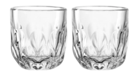 Tazzina caffe in vetro Espresso Leonardo Gocce 60 ml, Set da 2, Tipo 3