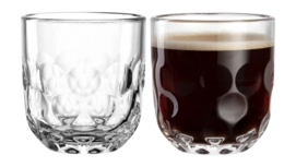 Koffieglas Leonardo Gocce 1 220ml (Set van 2)