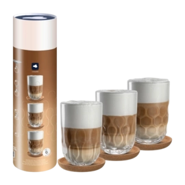 Latte Macchiato Glas Leonardo Gocce 390ml (Set van 6)