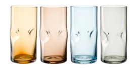 Verre Long Drink Leonardo Vesuvio Multi 300ml (Lot de 4)