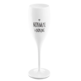 Sektglas Koziol Superglas Cheers No. 1 Normal is Boring