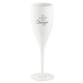 Verre à Champagne Koziol Superglas Cheers No. 1 Life is Better with Champagne